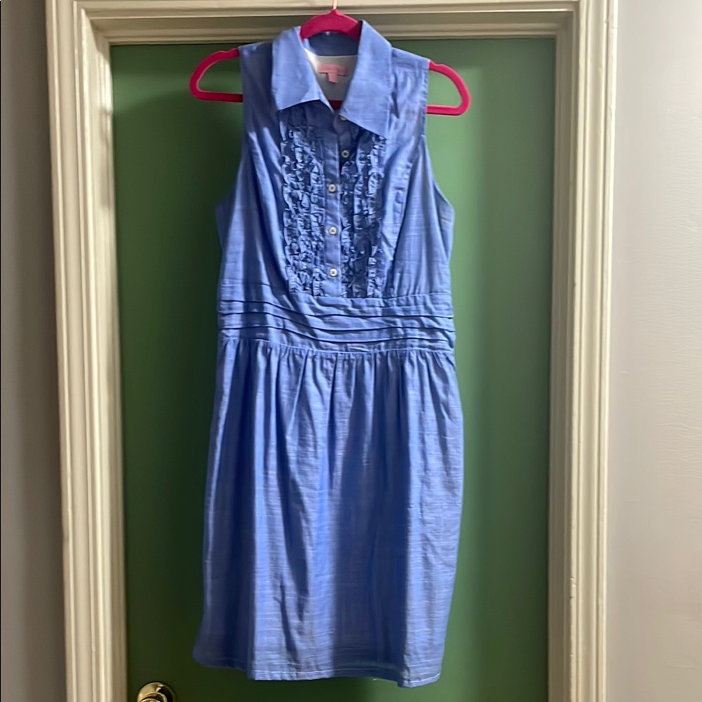 Lilly Pulitzer Blue Sleeveless Dress